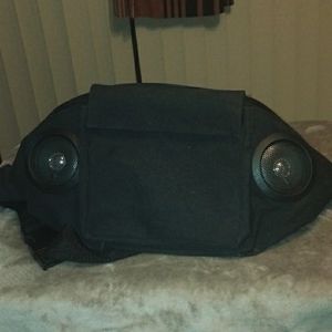 Dual speaker bag